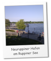 Neuruppiner Hafen am Ruppiner See 2012 © A. Käutner